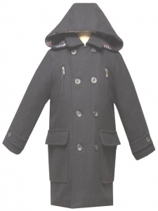 Boys Double Breasted w/ Eight Buttons Coat